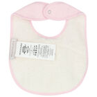 Baby Girls Ivory & Pink Babygrow Gift Set, 1, hi-res